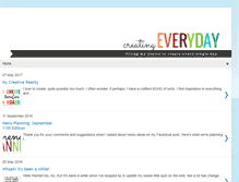 Tablet Screenshot of creating-everyday.com